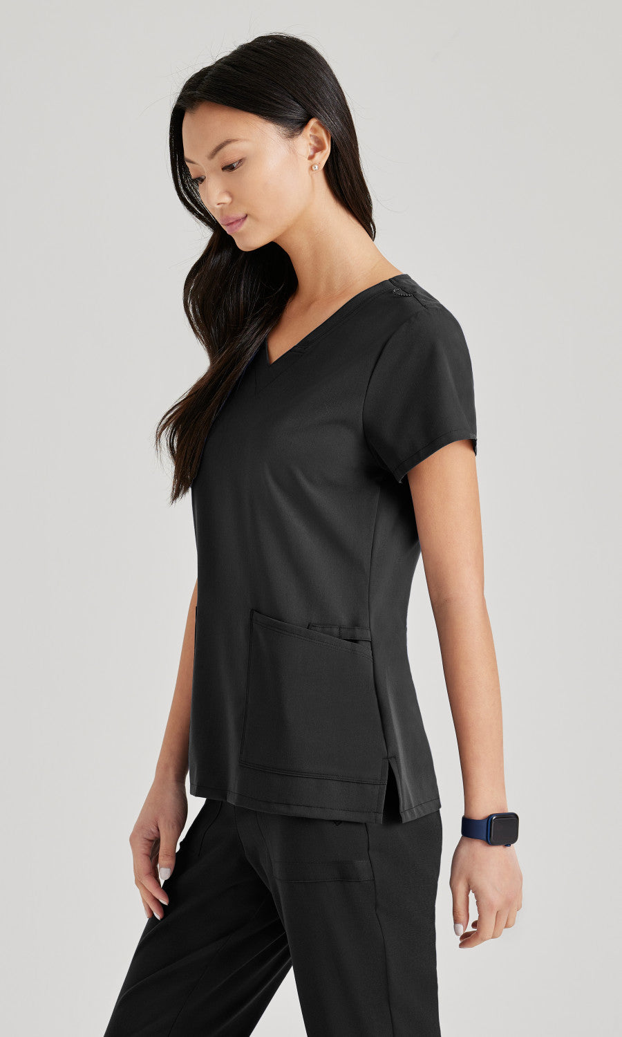 Barco Unify BUT167 Purpose Scrub Top Black