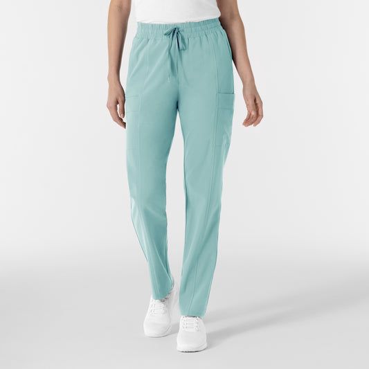 RENEW 5254 Women’s High Waist Tapered Scrub Pants Coastal Blue