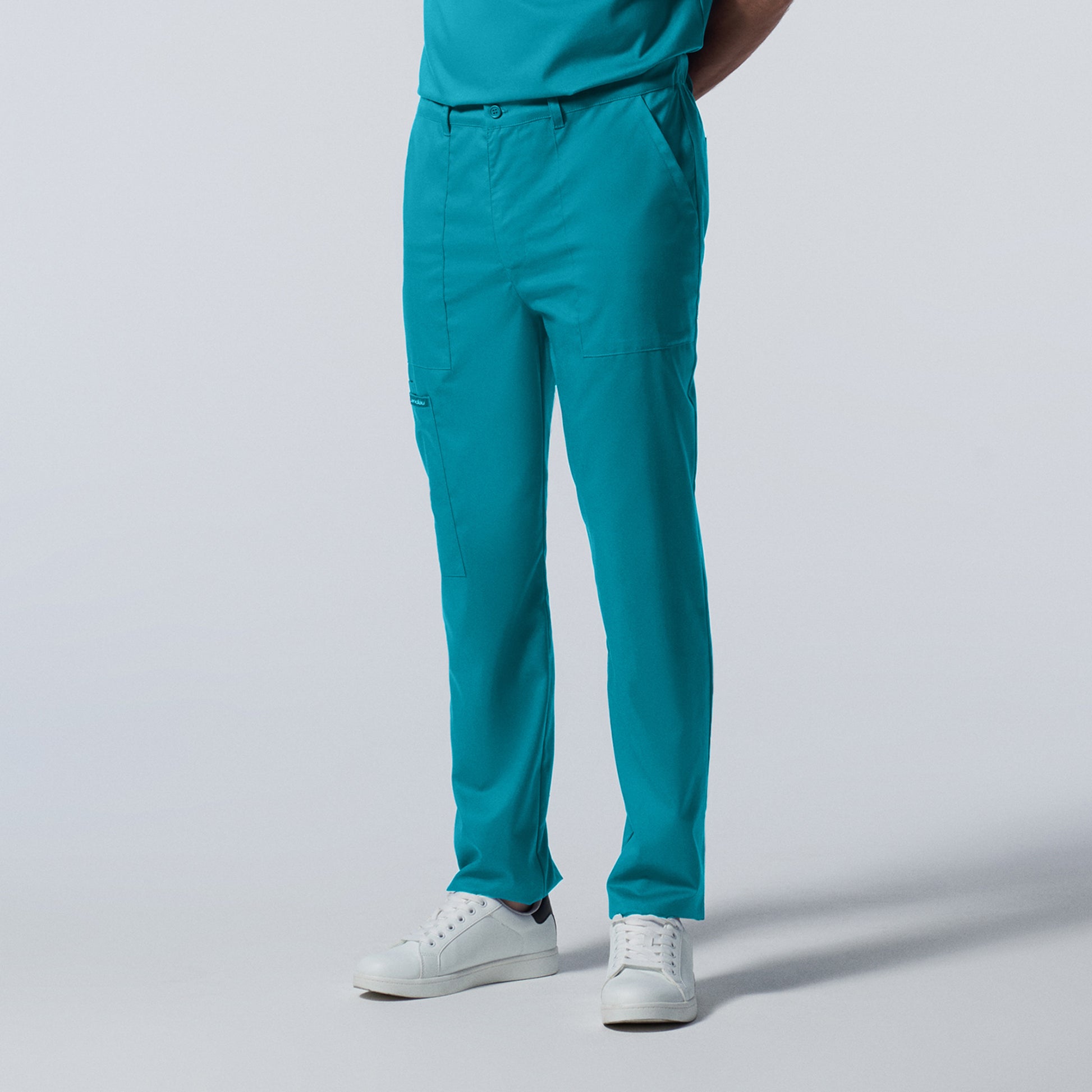 ProFlex LB408 Men's Cargo Scrub Pants Teal Image