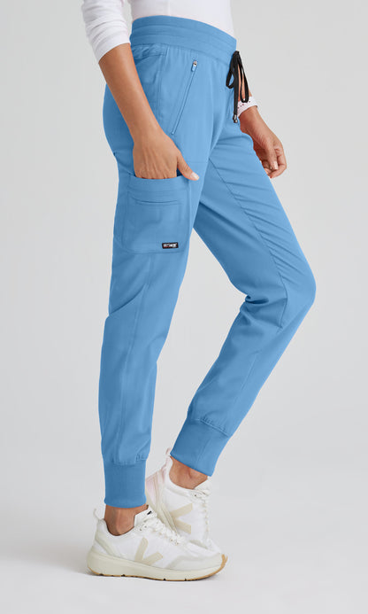 Grey's Anatomy Stretch GRSP537 Eden Jogger Ciel Blue