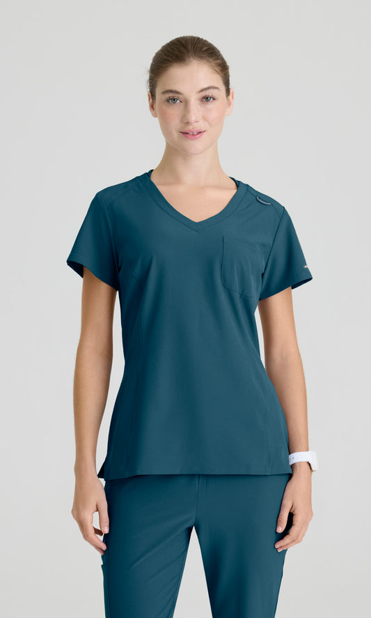 Skechers SKT147 Dignity Scrub Top Bahama