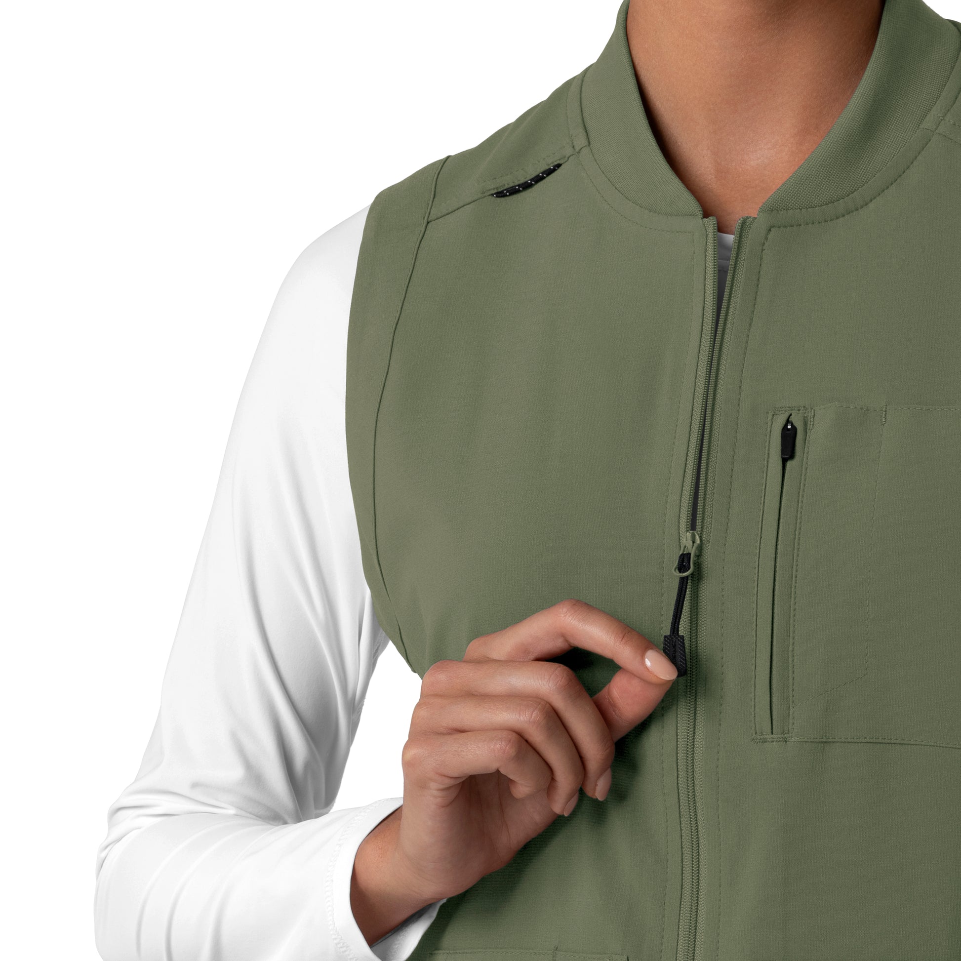 Force Cross-Flex C82510 Women's Lightweight Scrub Vest Olive