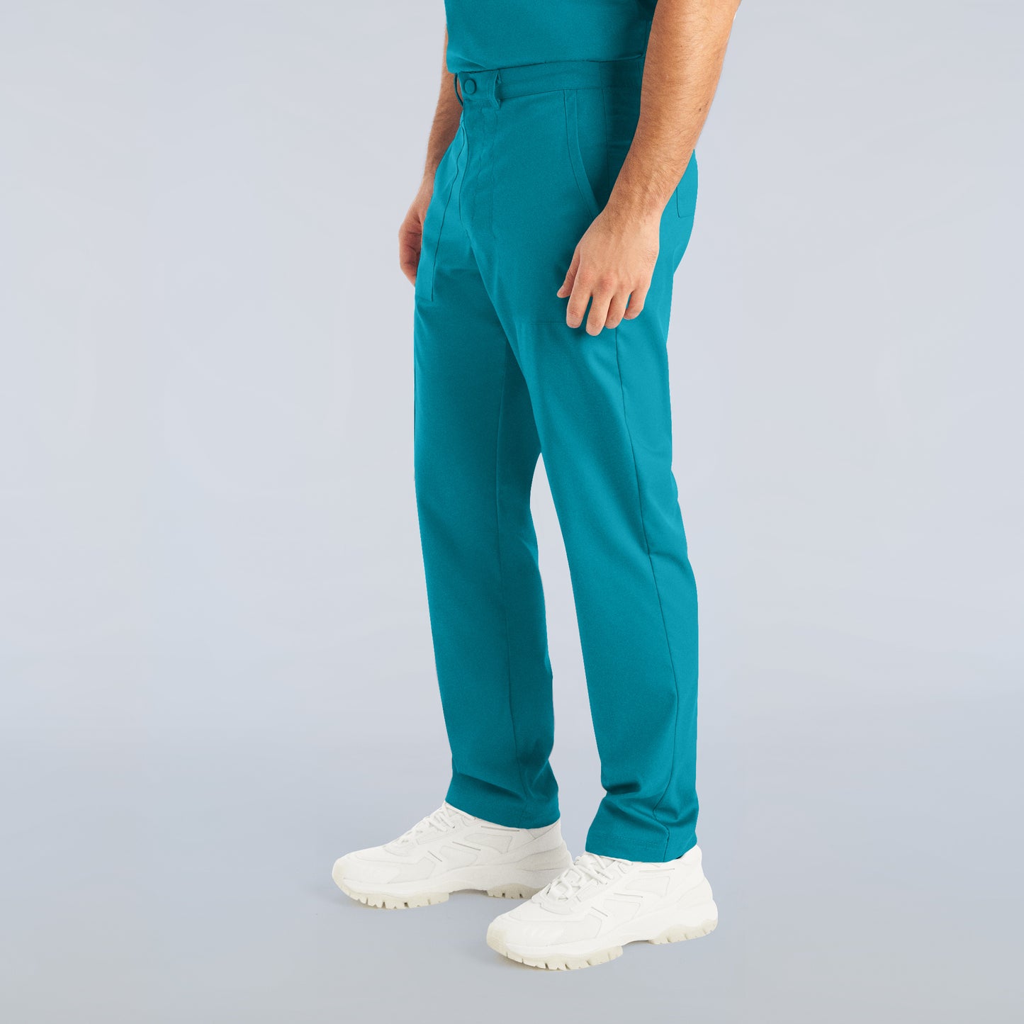 ProFlex LB408 Men's Cargo Scrub Pants Teal Image