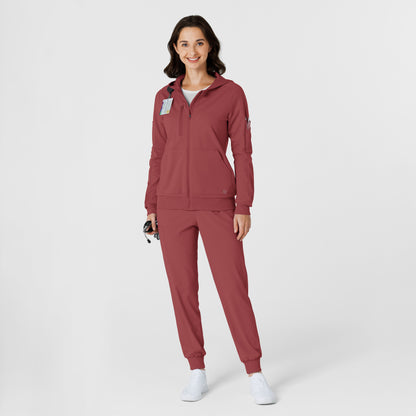 RENEW Knit 8159 Women’s Zip Hoodie Ruby