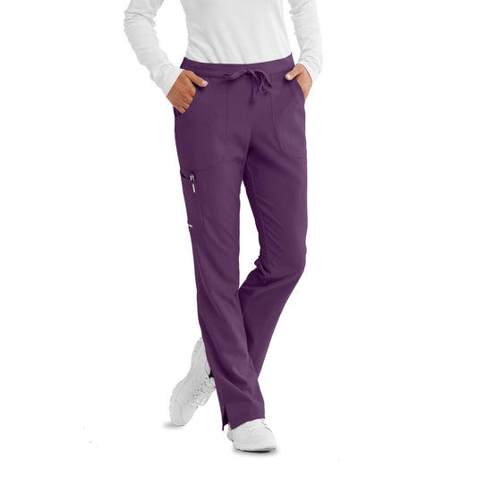 Skechers SK201 Reliance Scrub Pants Eggplant Model Image Front | Barco