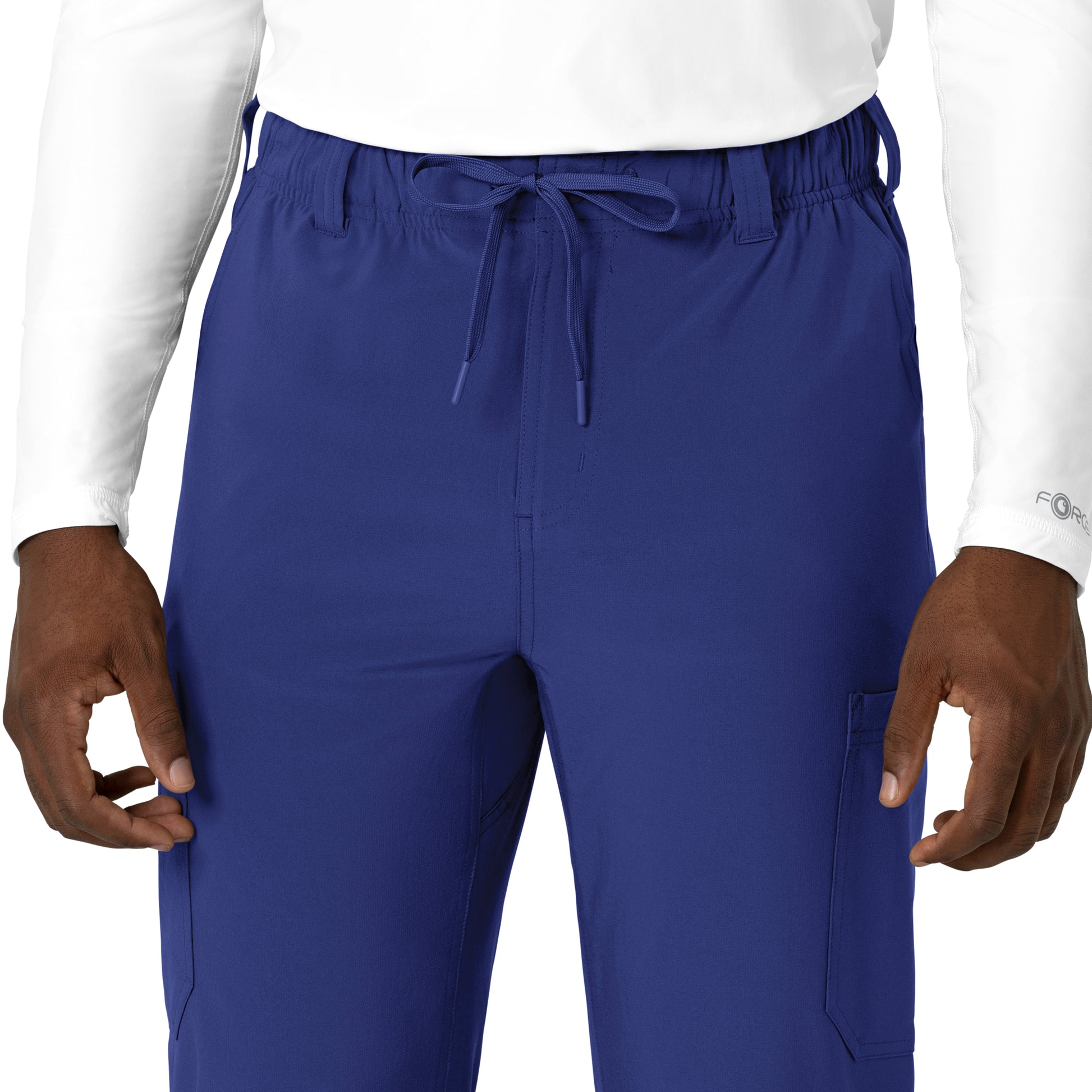 Force Cross-Flex C56410 Men's Straight Leg Scrub Pants Galaxy Blue