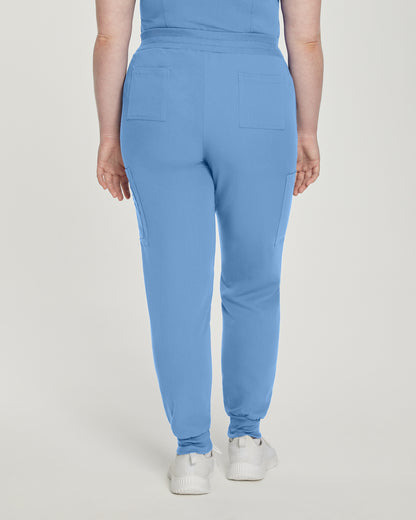 V-Tess 380 Women's Jogger Scrub Pants Ceil Blue Image