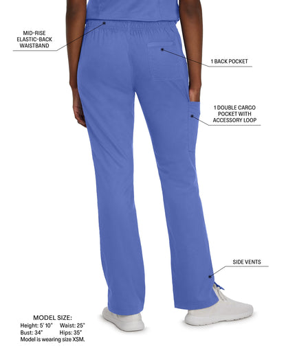 ProFlex 2042 Women's Cargo Scrub Pants Grape Image