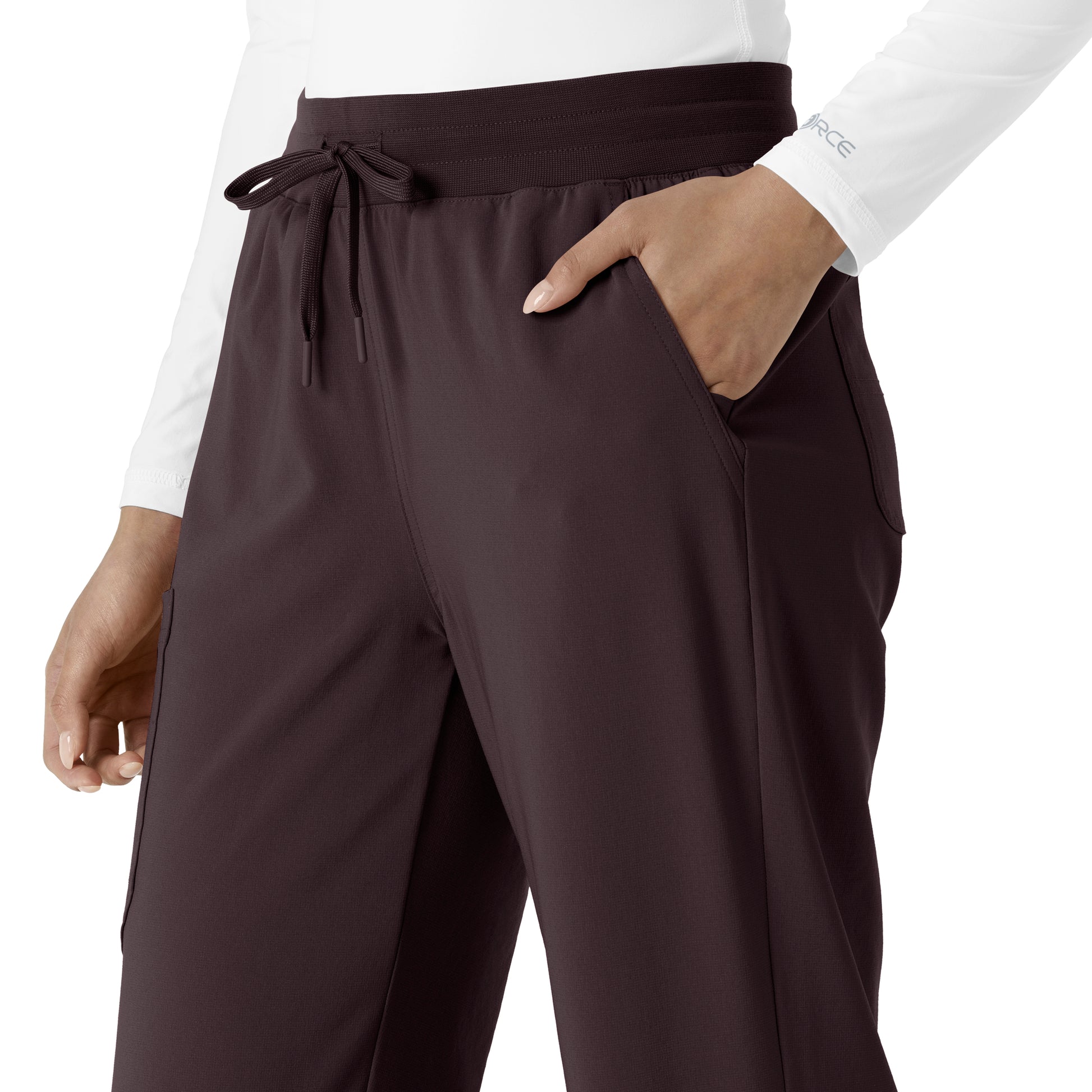 Force Cross-Flex C53310 Women's Boot Cut Scrub Pants Dark Sepia