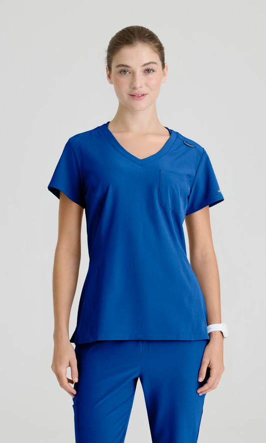 Skechers SKT147 Dignity Scrub Top New Royal