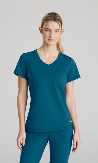 Skechers Slip-Ins Knits SKT221 Flow Knit Scrub Top Bahama
