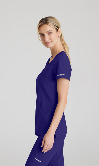 Skechers SK102 Reliance Scrub Top New Grape