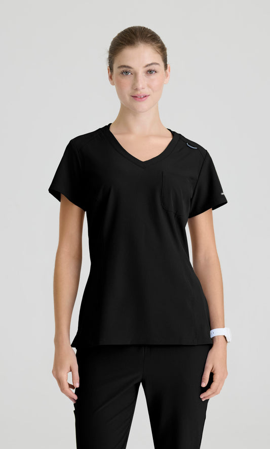 Skechers SKT147 Dignity Scrub Top Black