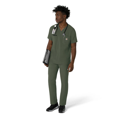 Force Cross-Flex C16410 Men's V-Neck Scrub Top Olive
