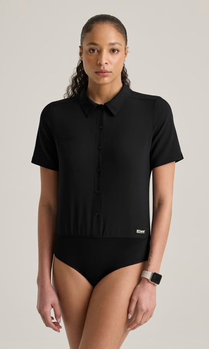 Grey's Anatomy Evolve GSST318 Terran Bodysuit Black - front