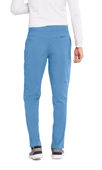 Grey's Anatomy Spandex Stretch GRSP507 Wesley Scrub Pants Ciel Blue