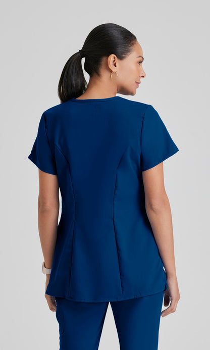 Grey's Anatomy GRT094 Lilah Scrub Top Indigo