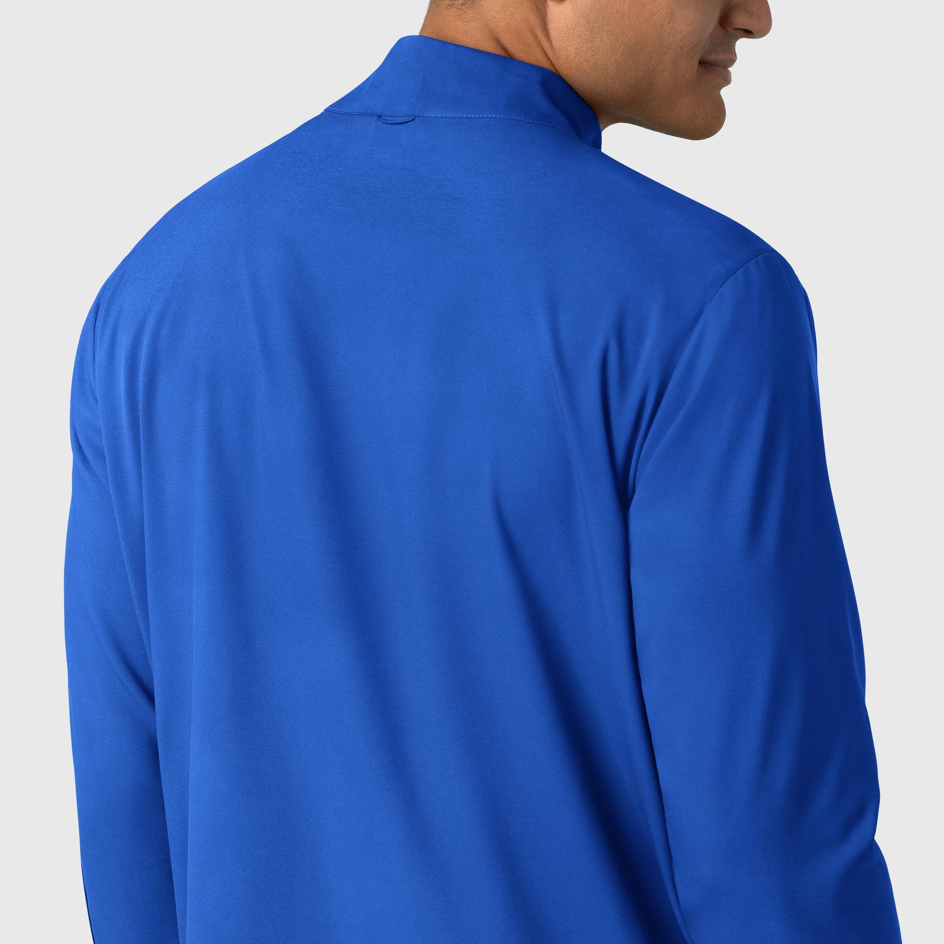 Boundless 8351 Men's Warm Up Scrub Jacket Royal Model Image Alternate | Wink