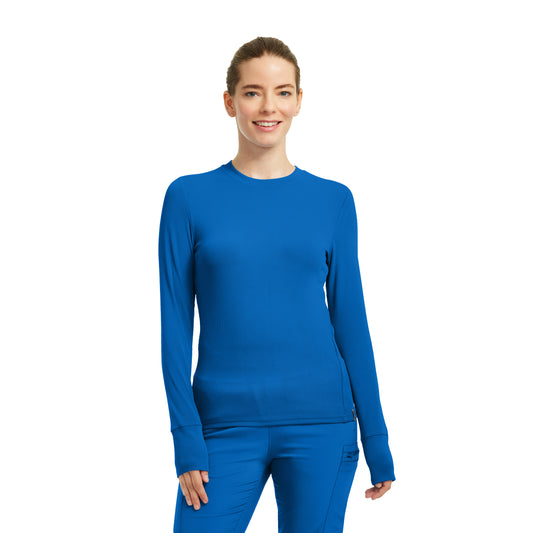 Forward LT103 Women's 1 Pocket Long Sleeve Tee Royal Image