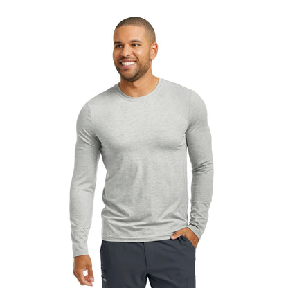 Forward LT112 Men's Long Sleeve Tee Heather Light Gray Image