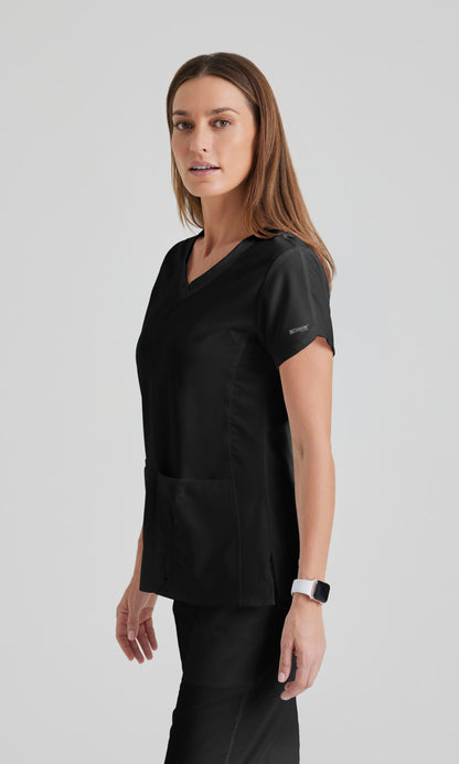 Grey's Anatomy 41423 Cora Scrub Top Black