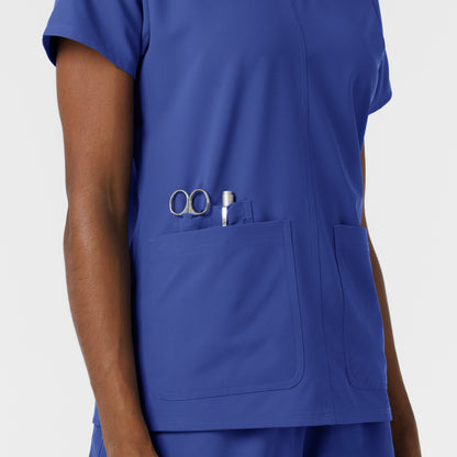NURTUR 6180 Women's V-Neck Scrub Top Galaxy Blue
