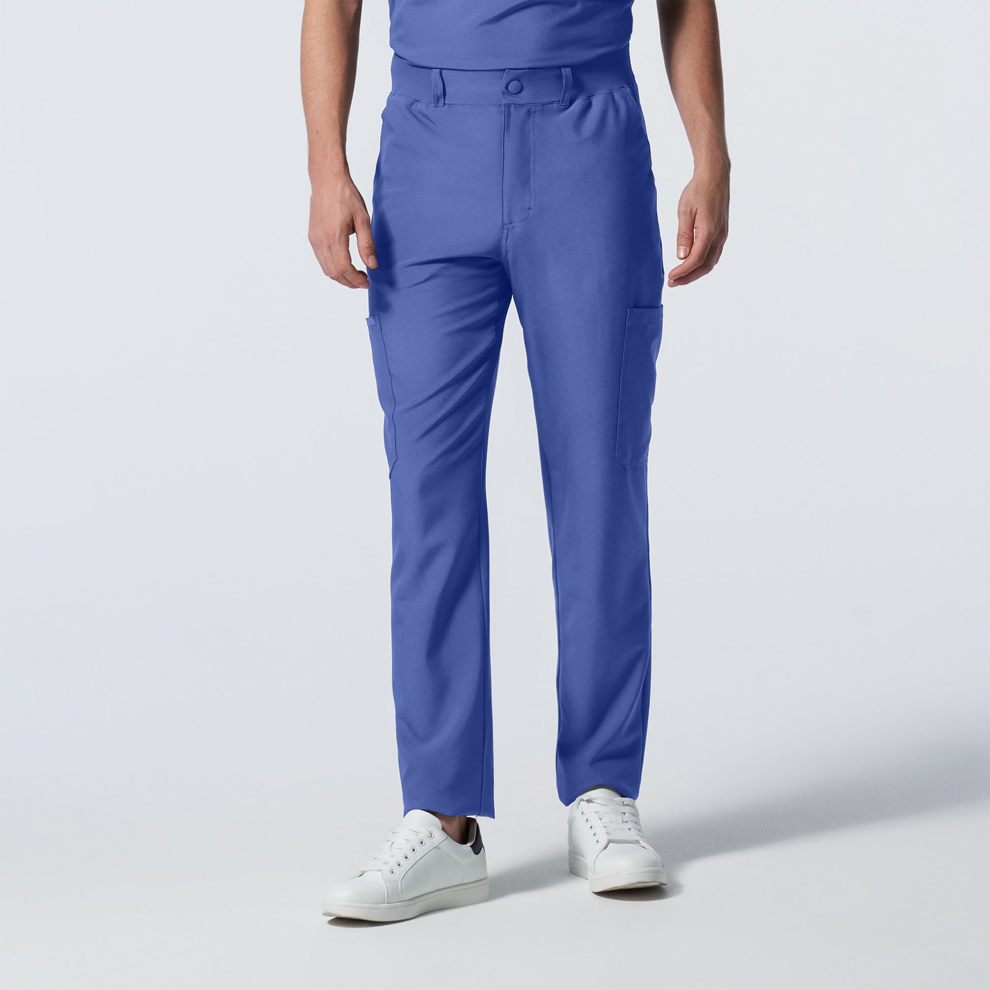 Forward LB410 Men's Cargo Scrub Pants Ceil Blue Image