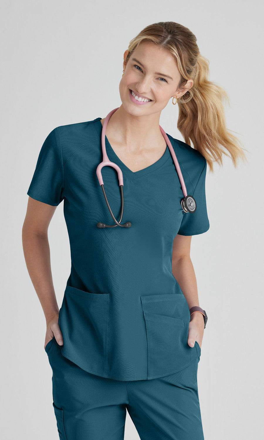 Skechers SK101 Breeze Scrub Top Bahama