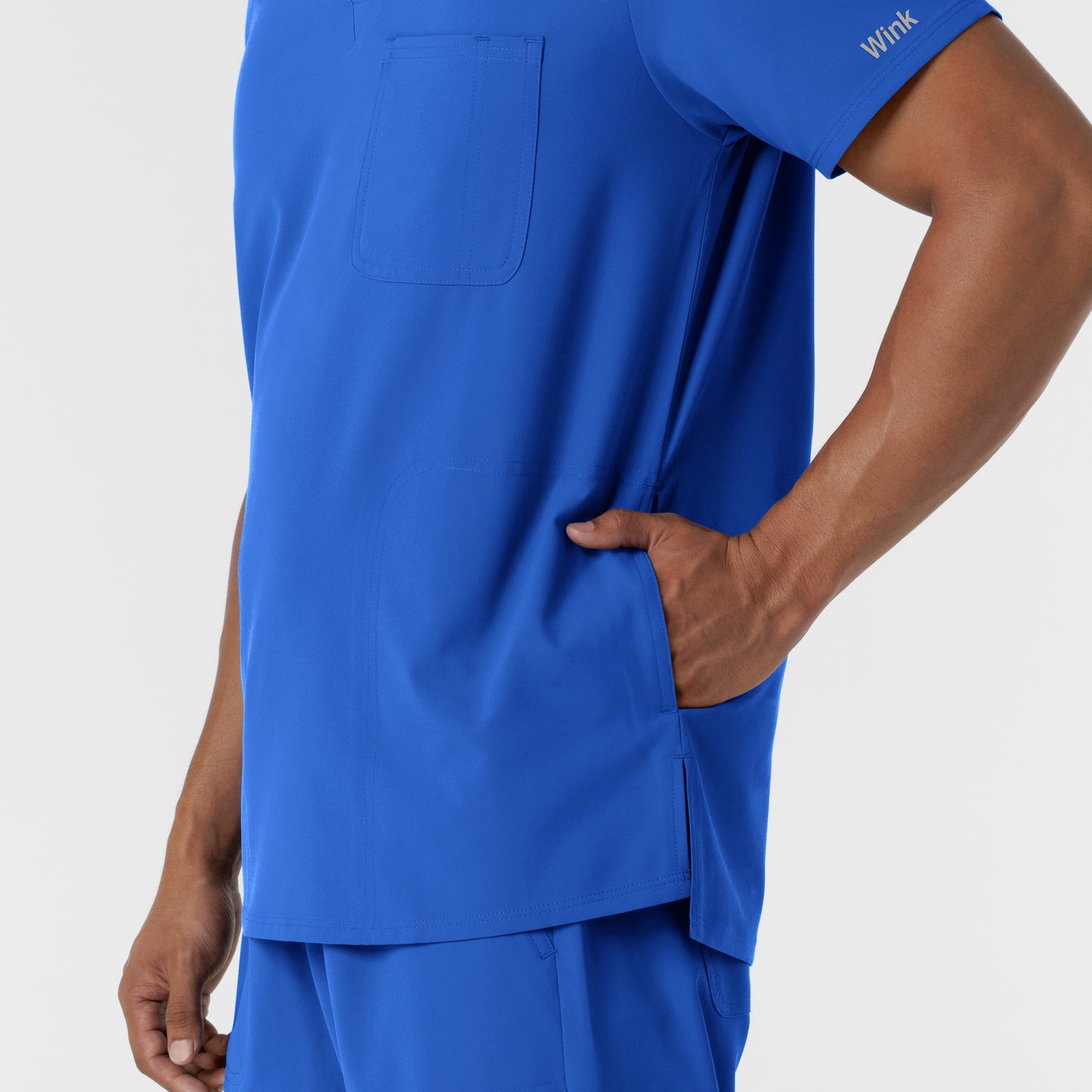NURTUR 6380 Men's V-Neck Scrub Top Royal
