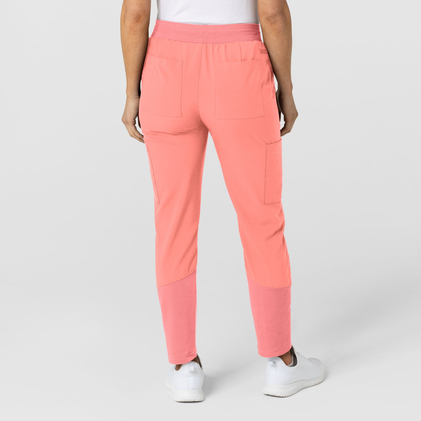 W123 5045 Women's Flex-n-Reach Track Scrub Pants Paradise Pink