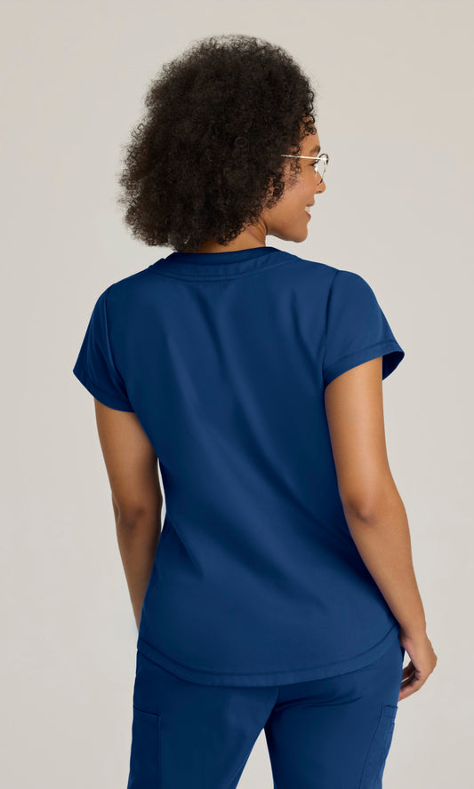 Grey's Anatomy GRT261 Evelyn Scrub Top Indigo