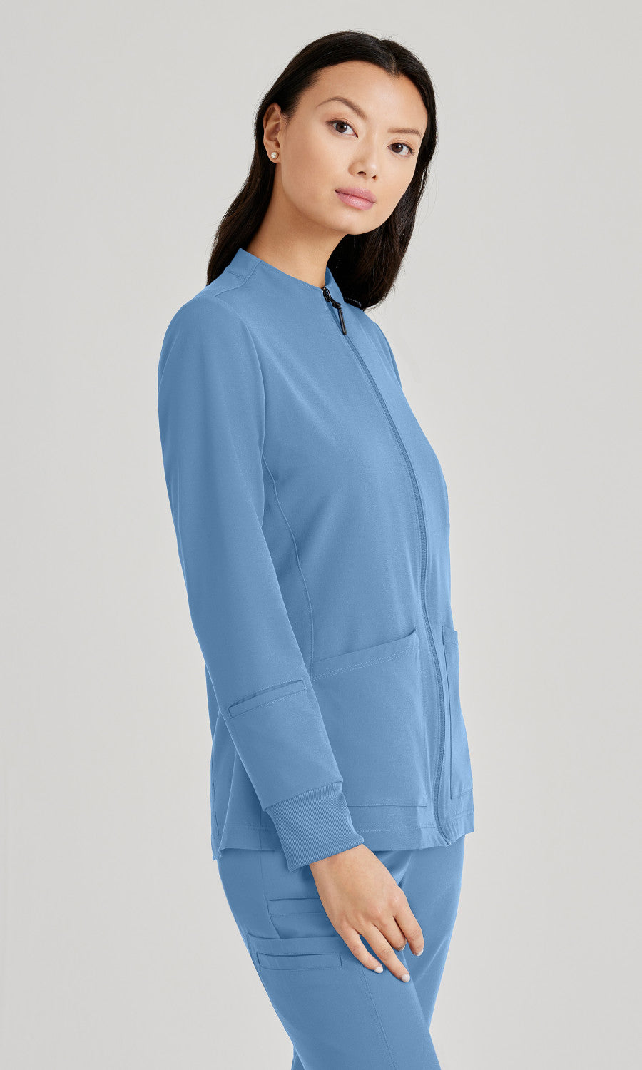 Barco Unify BUW884 Team Scrub Jacket Ciel Blue