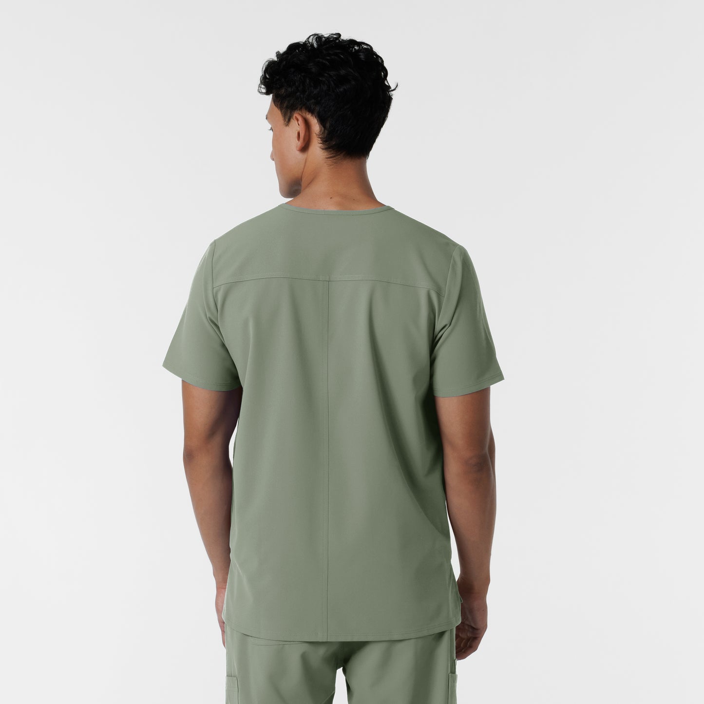 NURTUR 6380 Men's V-Neck Scrub Top Sage