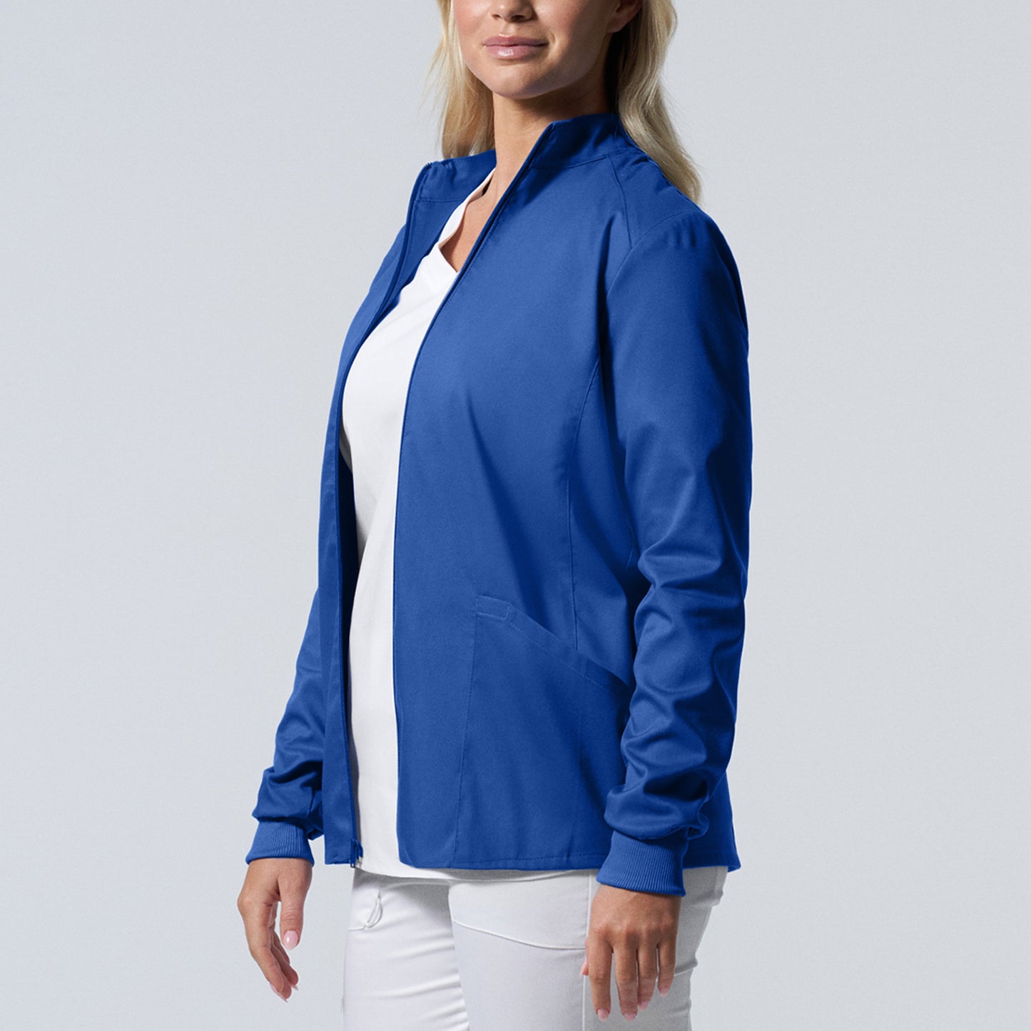 ProFlex LJ701 Women's 3 Pocket Scrub Jacket Galaxy Image