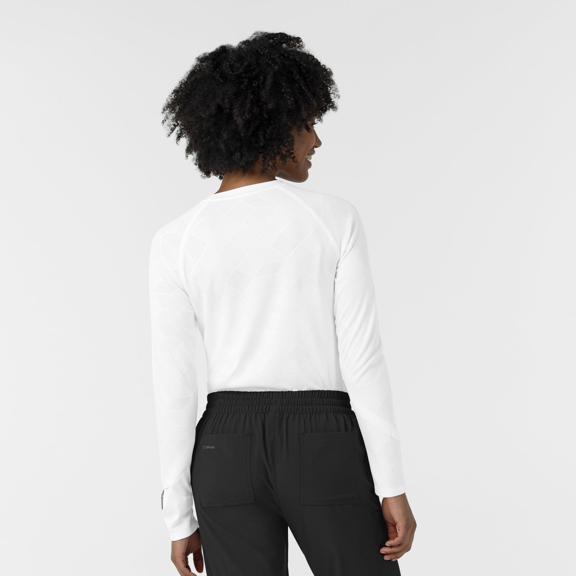Layers 2149 Women's Engineered Underscrub Tee White