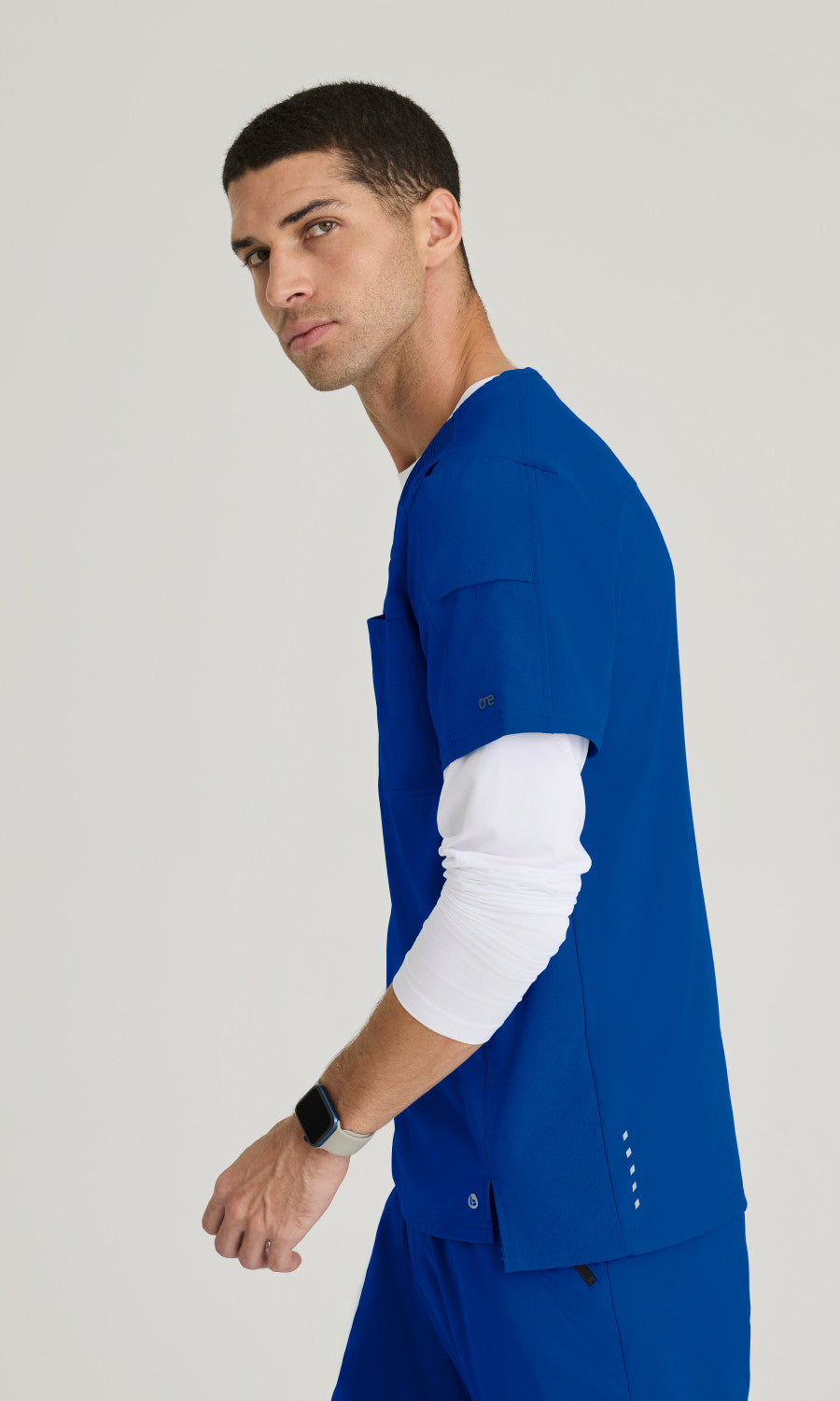Barco One BOT195 Velocity Scrub Top New Royal