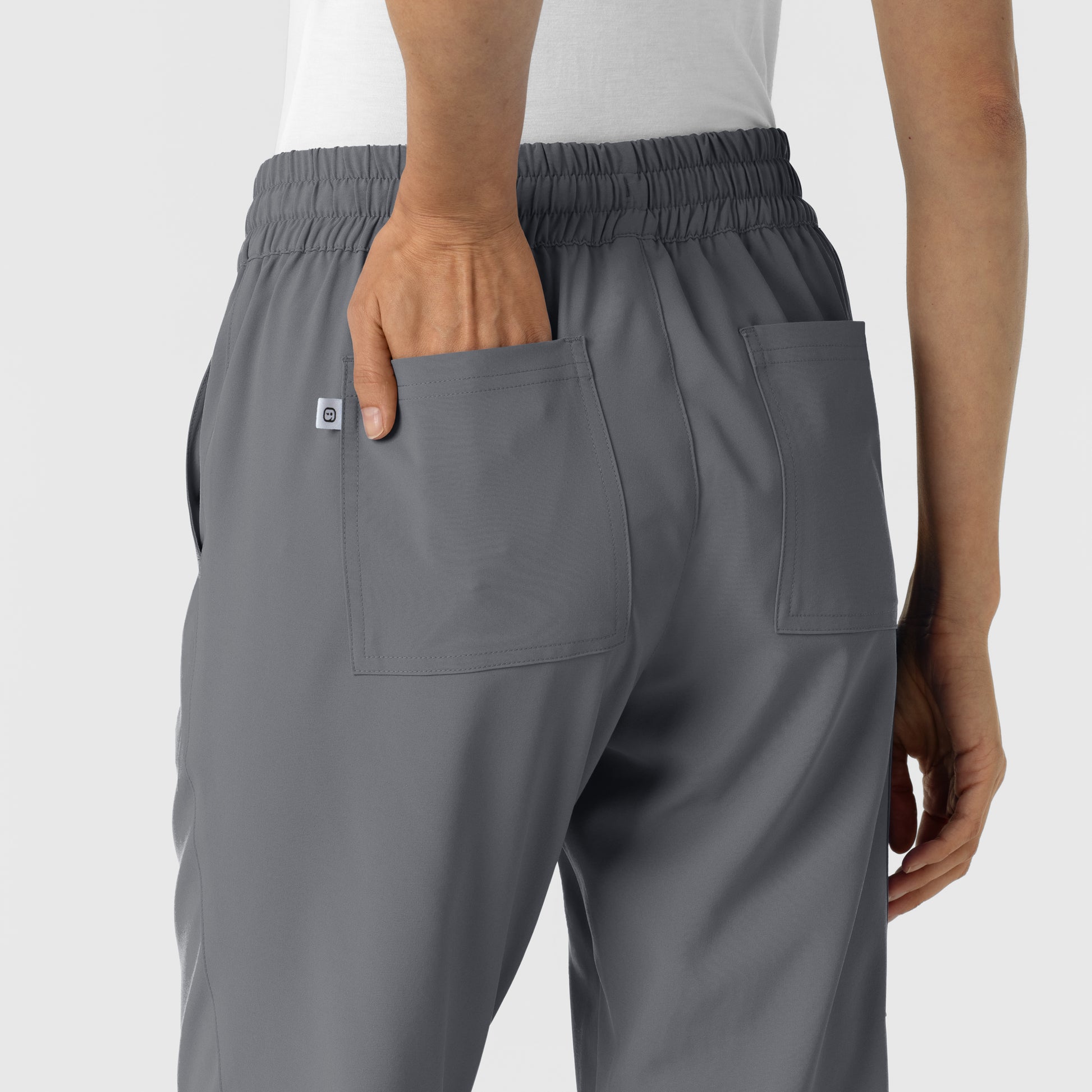 RENEW 5934 Jogger Scrub Pants Pewter Model Image Alternate | Wink