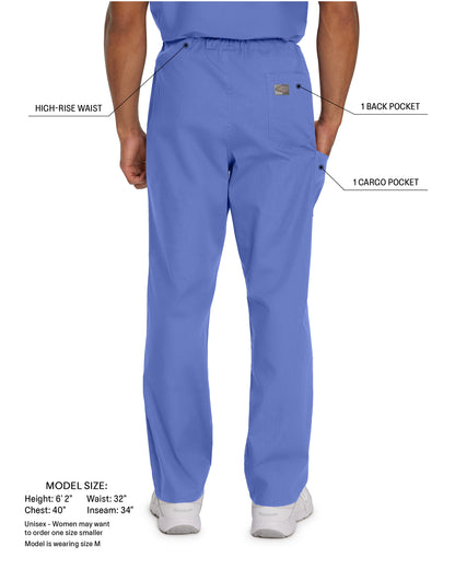 Scrub Zone 85221 Unisex Cargo Scrub Pants Cobalt Image