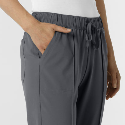 RENEW 5154 Women's Pintuck Scrub Pants Pewter