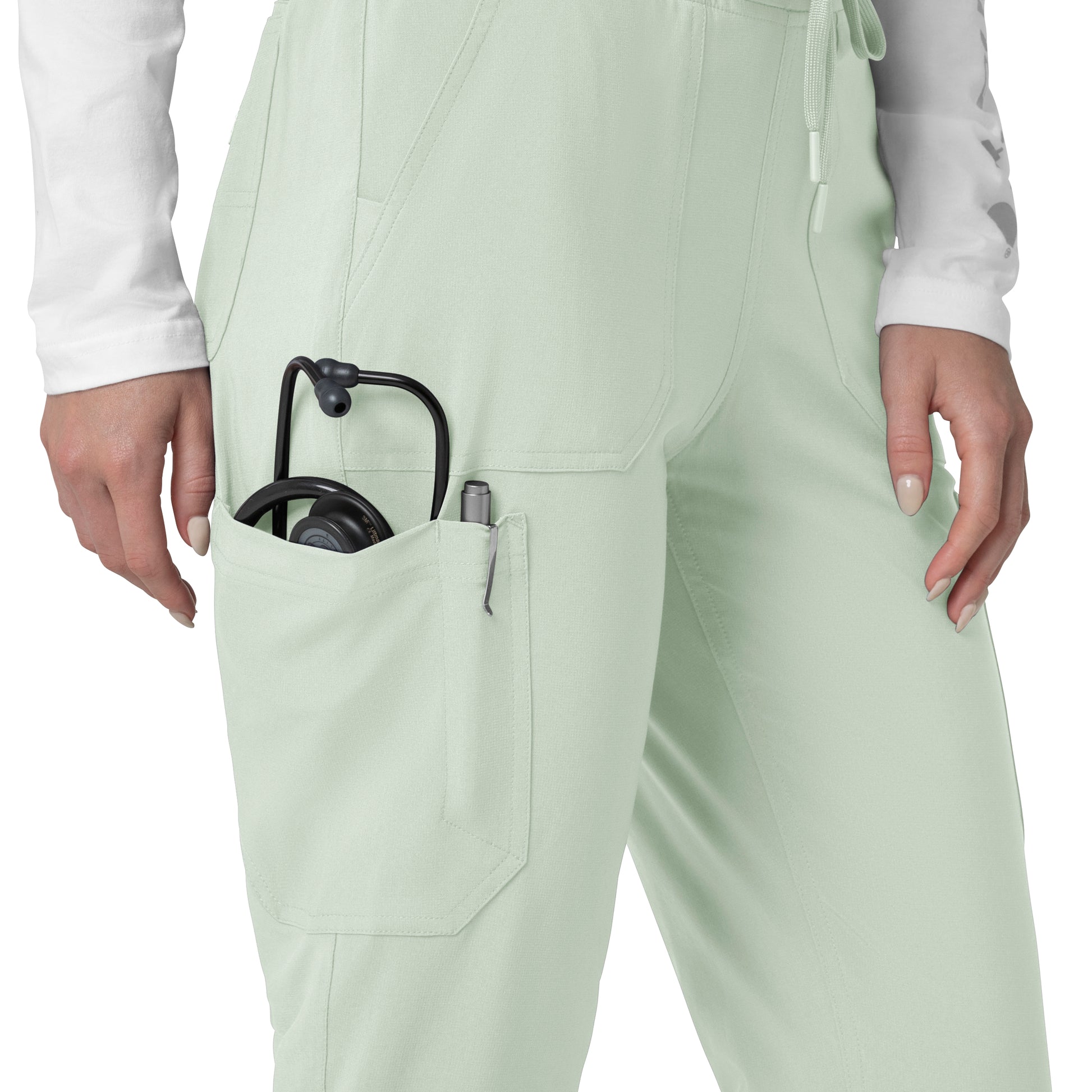 Force Cross-Flex C53110 Women's Cargo Jogger Scrub Pants Big Sky