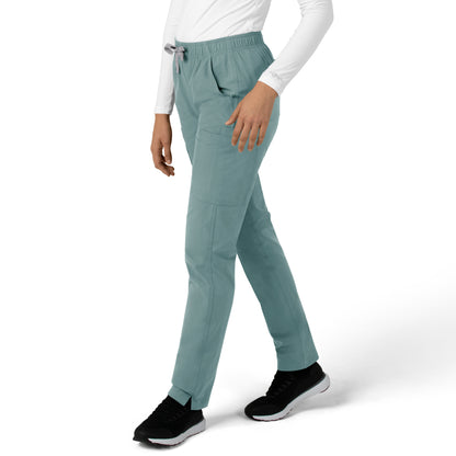 Force Essentials C51213 Straight Leg Scrub Pants Summer Blue Model Image Right Side | Carhartt