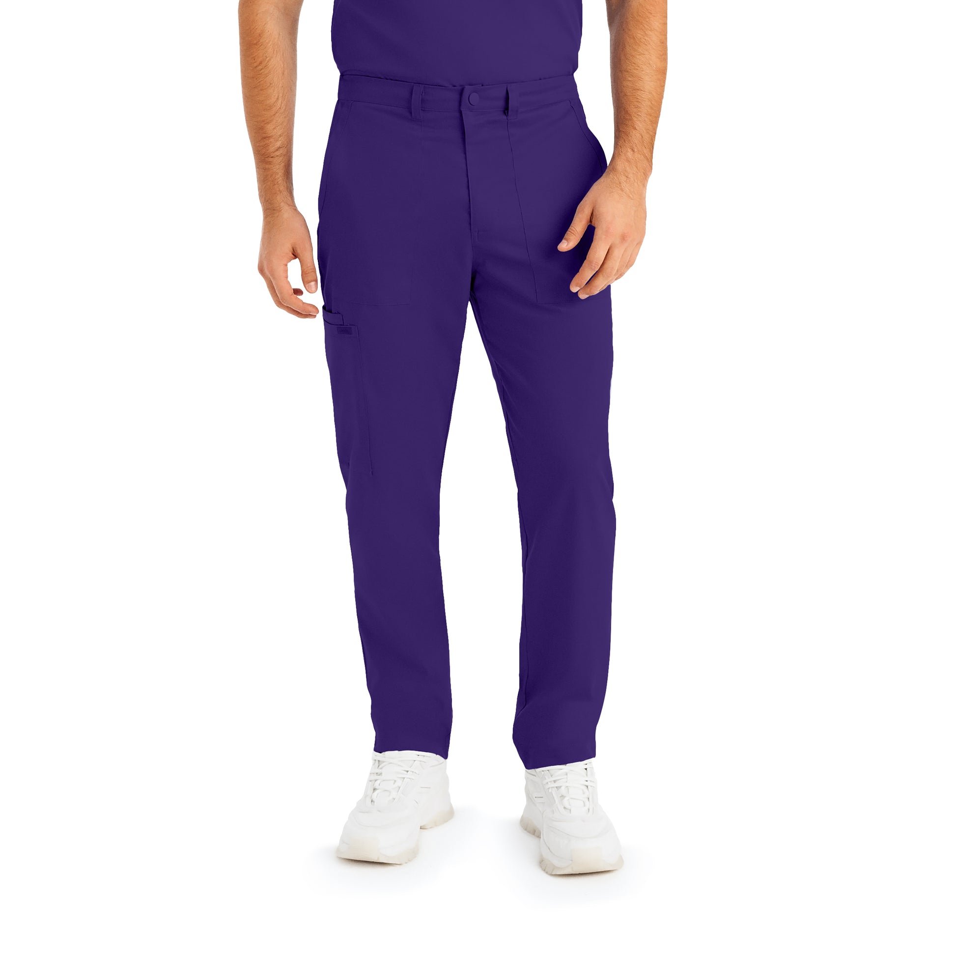 ProFlex LB408 Men's Cargo Scrub Pants Grape Image