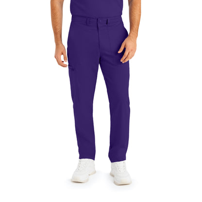 ProFlex LB408 Men's Cargo Scrub Pants Grape Image