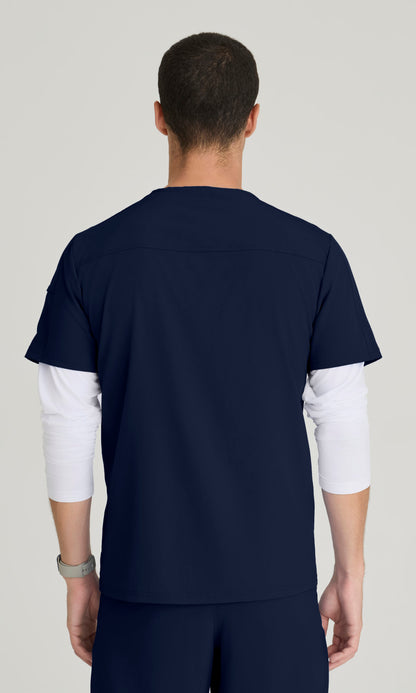 Barco One BOT195 Velocity Scrub Top Indigo