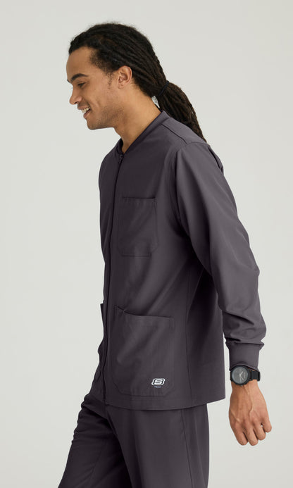 Skechers SK0408 Structure Scrub Jacket Pewter