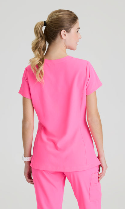 Skechers SKT259 Women's Coast Top in Passion Pink by Barco Model Image Back