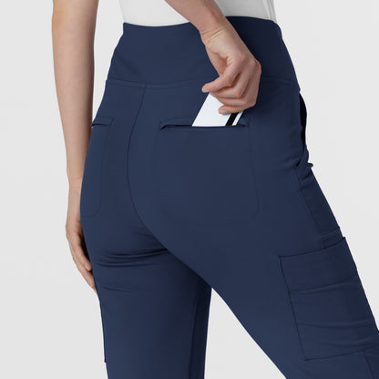 RENEW 5534 Cargo Flare Scrub Pants Navy Model Image Alternate | Wink