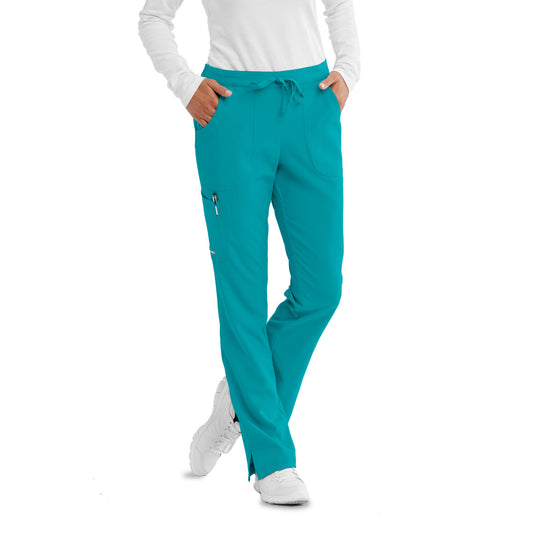 Skechers SK201 Reliance Scrub Pants Teal Model Image Front | Barco