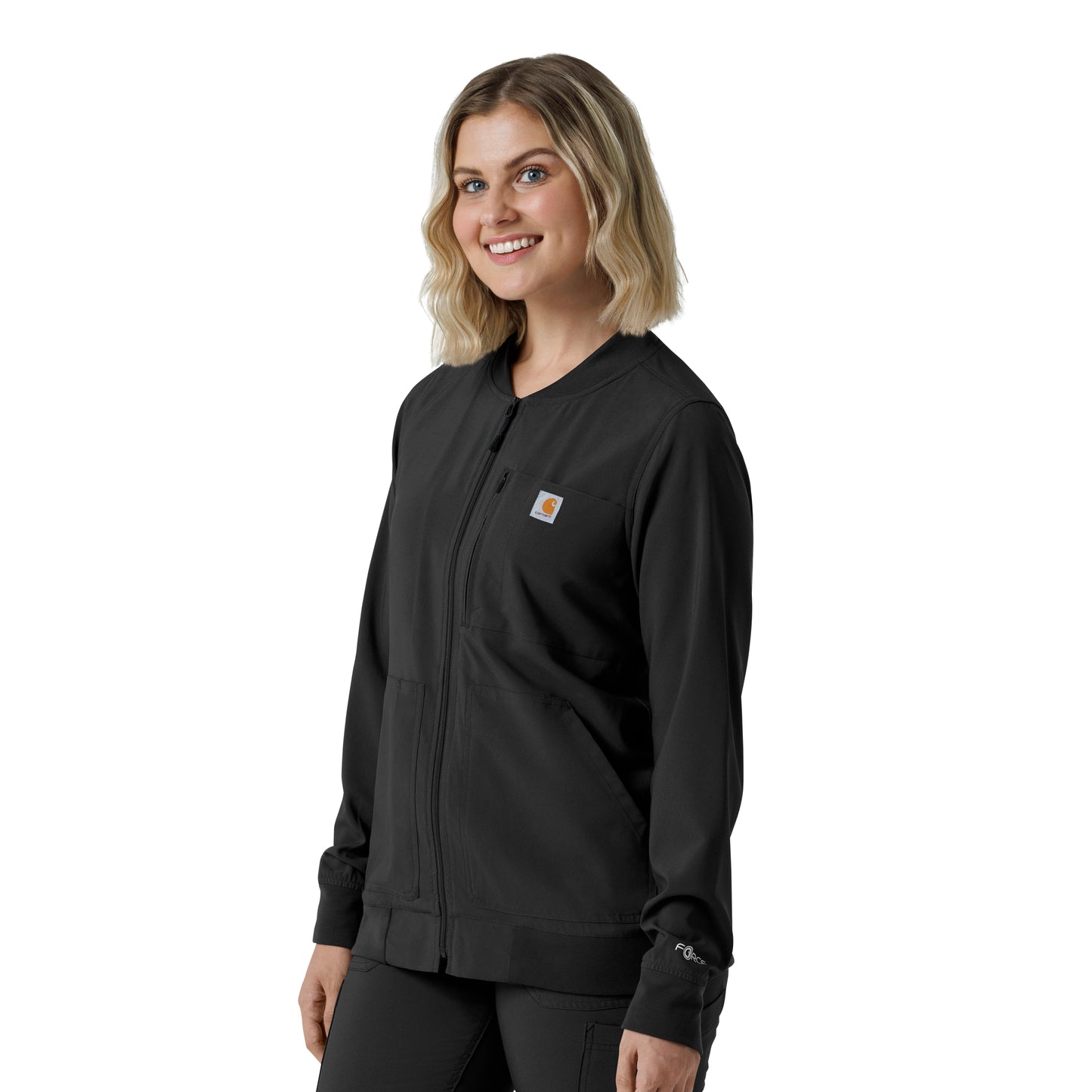 Force Cross-Flex C82410 Women's Lightweight Scrub Jacket Black