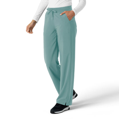 Force Cross-Flex C53310 Boot Cut Scrub Pants Summer Blue Model Image Right Side | Carhartt